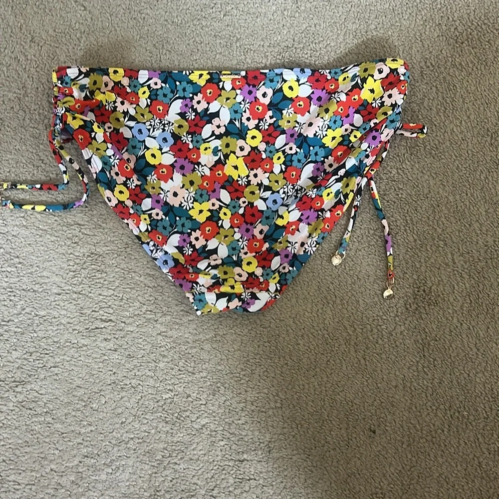 Anne Cole Floral Halter Bikini size LG - Picture 7 of 7